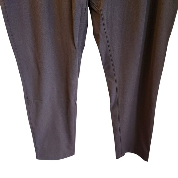 Reigning Champ Pants Men's 36 36x32 Gray Carbon Stretch Warp Knit Coach's Slim - Picture 2 of 15